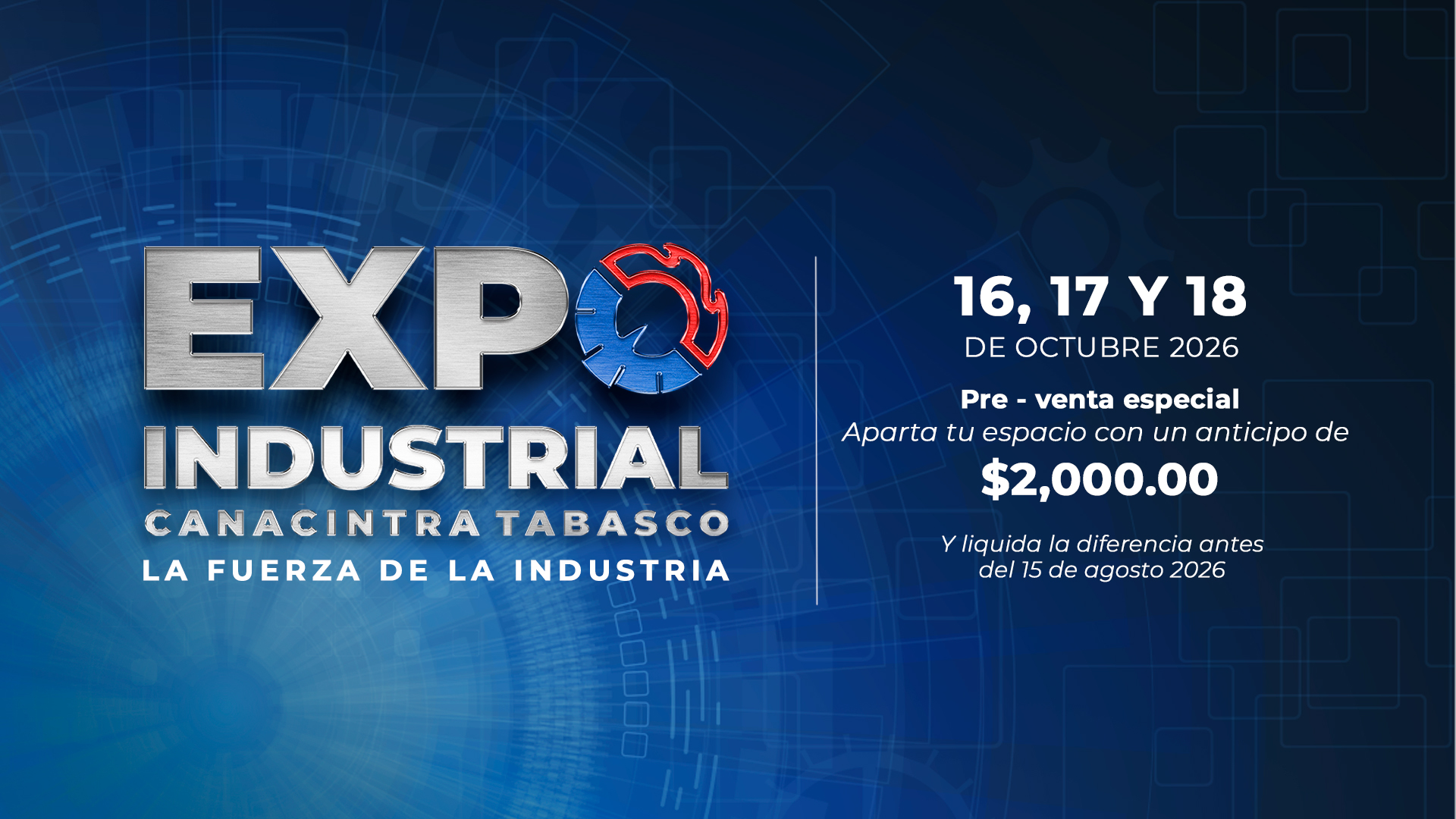 Expo Industrial CANACINTRA Banner